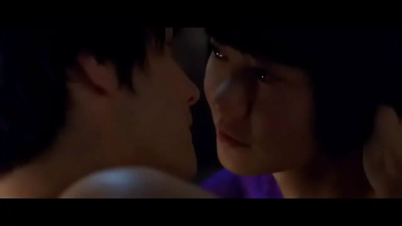 Sexo de Doona Bae em Cloud Atlas.