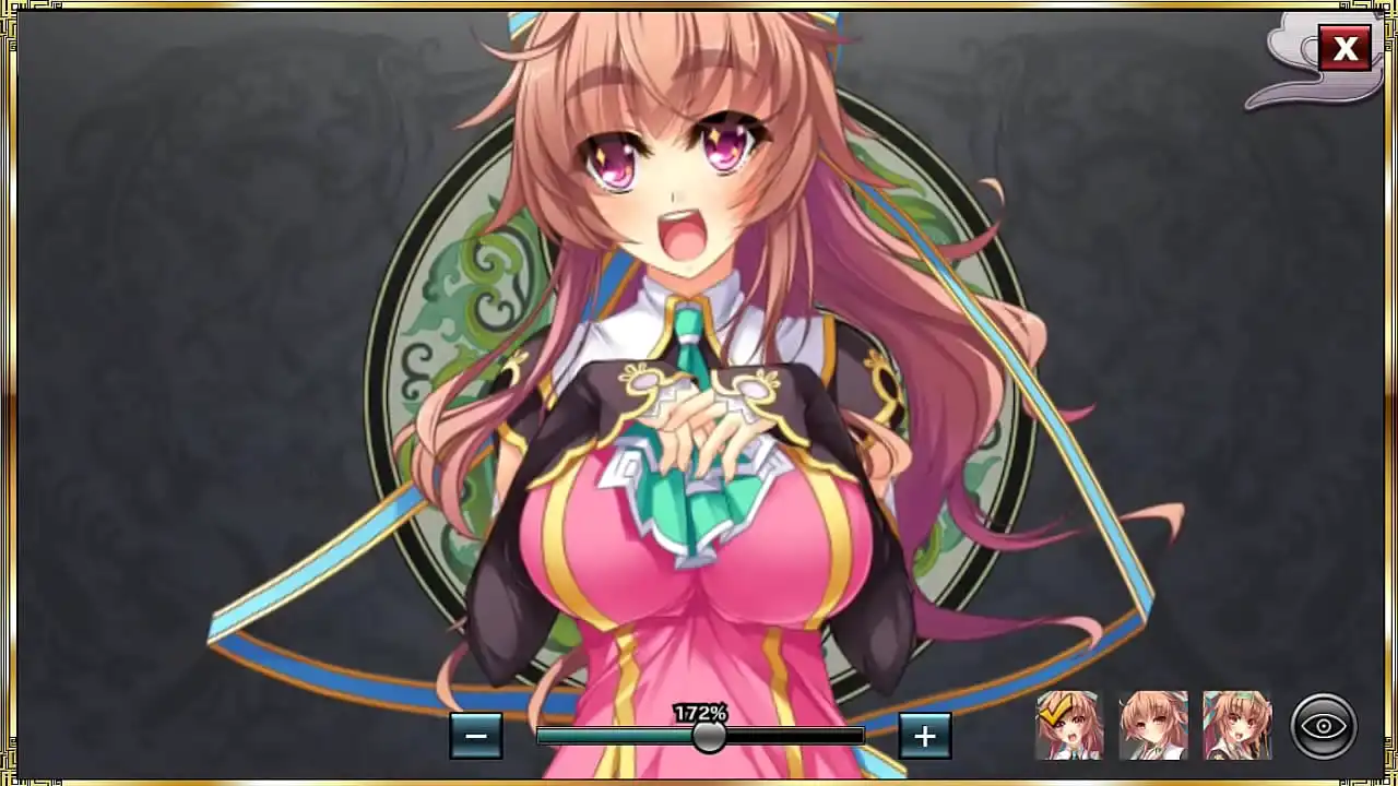 GIF Shinkoihime Yumeso Tenka Unificação Den Matetsu