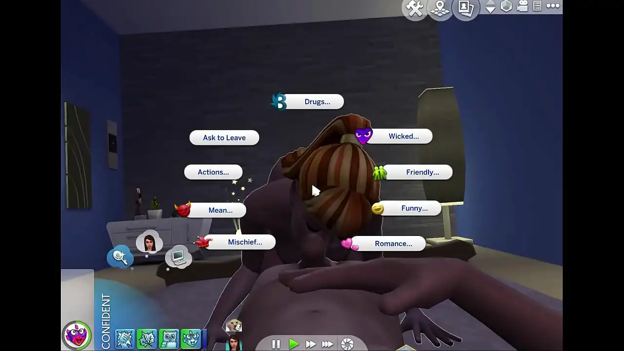 HOT Ebony POV VR Sims pornôs usando WickedWhims 1080p