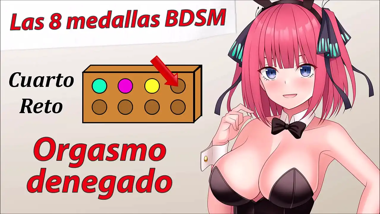 JOI Adventure Rol Hentai - Quarta medalha BDSM - Em espanhol.