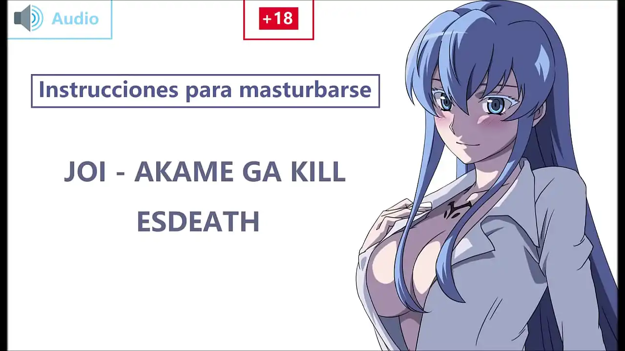 JOI EM ESPANHOL com Esdeath. Prepare escravo! Akame ga k ..