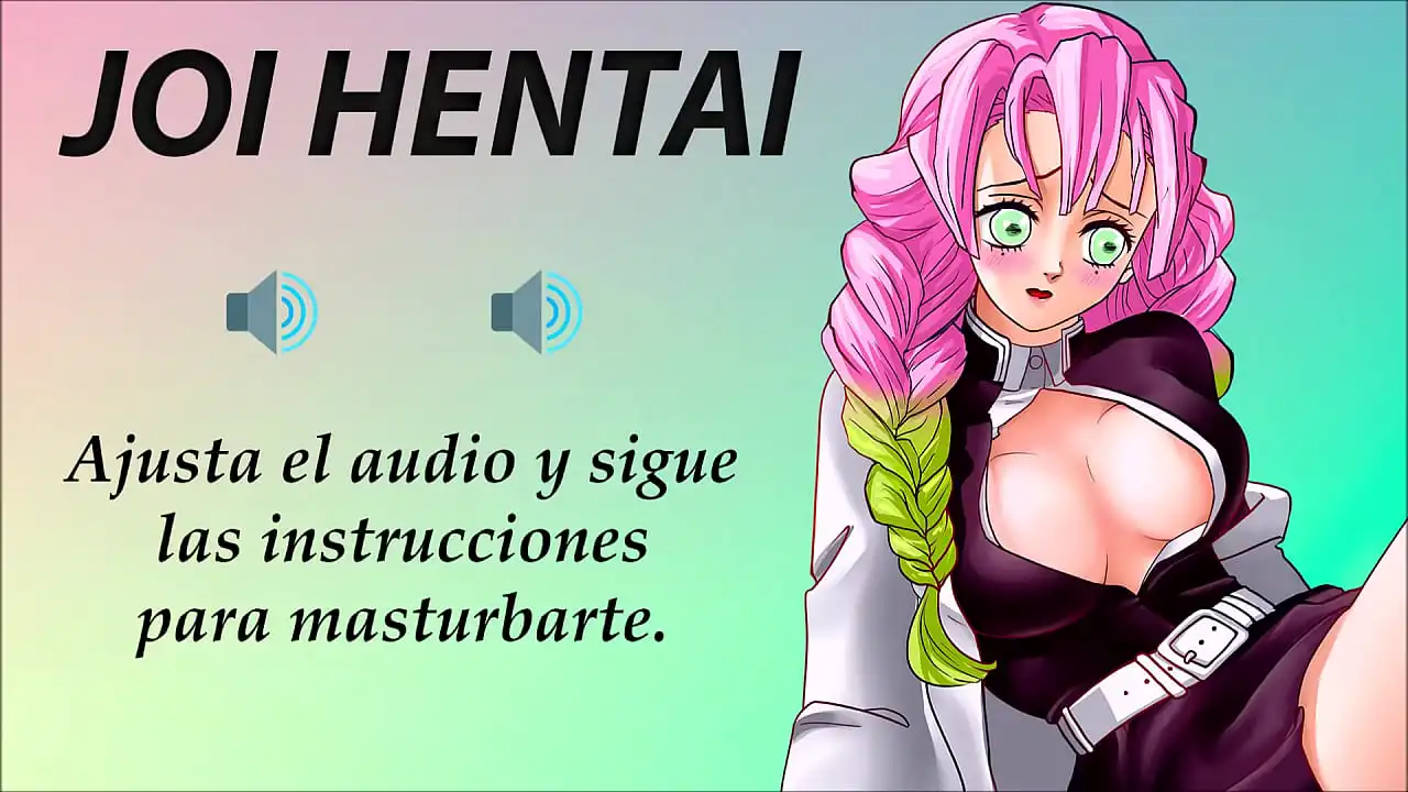 JOI hentai com Mitsuri. Super Gangbang. Em espanhol.